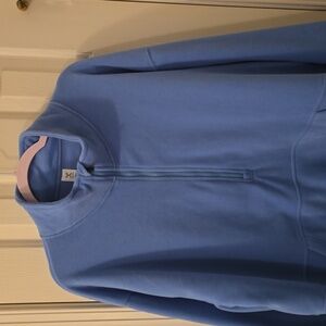 XERSION BRAND MEN'S BIG AND TALL BLUE PULLOVER QUARTER ZIP FLEECE SIZE 4XLT